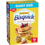 Betty Crocker Bisquick Baking Mix – Fast Weekday Breakfast Solution for Dorm and Apartment Kitchens, 96 oz