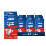 Lavazza Crema e Gusto Ground Coffee – Concentrated Drip Coffee for Back-to-Back Workdays, Rich Italian Aroma (4 Pack)