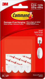 Command Small Refill Strips – Tool-Free Refills for a Clutter-Free Apartment Aesthetic
