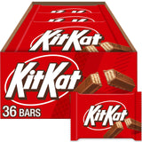 KIT KAT Milk Chocolate Wafer Bars 1.5 oz 36 Count – Individually Wrapped Kids Snacks for Birthday Goody Bags, Road Trips, and Halloween