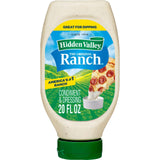 Hidden Valley Easy Squeeze Ranch – Portable Dip for Picnics and Backyard Cookouts, 20 Ounce