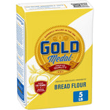 Gold Medal Bread Flour for Less-Is-More Bakers, Streamlined 5 lb Flour for Cleaner Countertop Storage