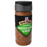 McCormick Grill Mates Roasted Garlic & Herb Seasoning Pre-Mixed Spice Blend for Efficient Home Meal Prep
