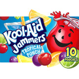 Kool-Aid Jammers Tropical Punch Kids Beverage – Easy-Tear Pouches for Playdates, Birthday Parties, and Picnics