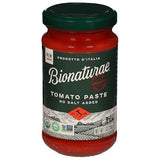 Bionaturae Organic Tomato Paste - Crafted From 100% Italian Tomatoes in Heirloom Quality Glass Jar for Elevated Cooking, 7 Oz