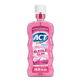 ACT Kids Anticavity Mouthwash – Cavity Protection for Kids Who Dislike Plain Water Rinses, Bubble Gum Blowout Flavor, 16.9 fl. oz.