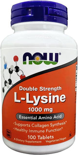 NOW Foods L-Lysine 1,000 mg – Housewarming Wellness Present for New Home Wellness Routines