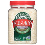 RiceSelect Arborio Rice for Creamy Risotto, Low-Sodium Cholesterol-Free Rice for Wholesome Family Cooking, 32-Ounce BPA-Free Jar