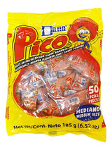 Pico Mediano Original Diana Orange Pico Candy – Hostess Gift for Housewarming and Taco Night, 50-Count Travel Bag