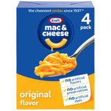 Kraft Original Mac & Cheese Bulk Family Box for Children, 7.25 oz Quick Stovetop Meal