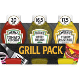 Heinz Three-Bottle Condiment Pack – No-Fuss Ketchup, Sweet Relish and Yellow Mustard for Intentional Homes