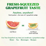 True Citrus Grapefruit Sachets – Clean Label Hydration for Vegan and Naturopathic Wellness Routines, 32 Count Box