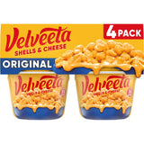 Velveeta Shells & Cheese Original Microwaveable Cup – Practical Dorm Welcome Gift for New Students, 4 ct Multipack