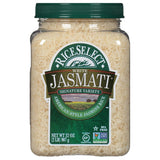 RiceSelect Jasmati Rice – Neutral-Aesthetic Glass-Free Jar for Streamlined Pantry Storage
