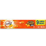 Goldfish Cheddar Cheese Crackers – Stay-Focused Fuel for the Office, Baked Real Cheese Packs, 9 Count Tray