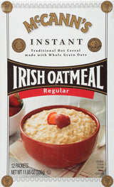 McCann's Instant Irish Oatmeal — Low-Fat Family Breakfast Staple, 3g Protein Per Bowl
