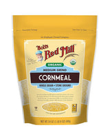 Bob's Red Mill Organic Medium Grind Cornmeal – Polenta and Hoecake Staple for Patio and Grilling Stations