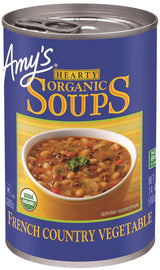 Amy's Kitchen Hearty French Country Vegetable Soup – Plant Based Comfort Food for Cozy Self Care Evenings at Home