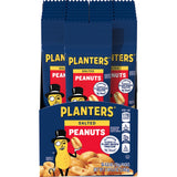 PLANTERS Salted Peanuts 15-Pack 2.5 oz Single-Serve Packs – Mindful Portion-Controlled Snack for Wellness Routines