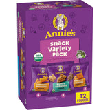 Annie's Organic Snack Variety Pack – Classroom & Preschool Snacks for Children, 11 oz Box of 12