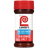 Lawry's 25% Less Sodium Seasoned Salt – Senior-Friendly Seasoning Blend for Low-Sodium Diets
