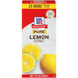 McCormick Pure Lemon Extract – Gluten Free Citrus Flavor for Self-Care Baking Rituals, 2 fl oz