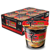 Nongshim Shin Black Noodle Soup – No Added MSG Spicy Ramen for Guilt-Free Comfort, Pack of 6 Bowls