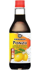 Kikkoman Ponzu Citrus Seasoned Dressing and Sauce, 15 Ounce – Clean-Label Citrus Sauce for Intentional Home Cooks