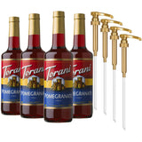 Torani Strawberry Syrup 25.4 fl oz 4-Pack - Premium 90 Year Heritage Syrup for the Elevated Home Bar