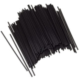 Chef Craft Black Disposable Stir Sticks – Breakroom-Safe Bar Accessory with Smooth, Rounded Edges
