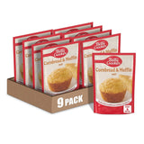 Betty Crocker Cornbread and Muffin Baking Mix, 6.5 oz (Pack of 9) – Just-Add-Eggs Mix for Effortless Family Dinners