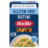 Barilla Gluten Free Rotini Pasta, 12 oz - Two-Ingredient Pantry Essential for Simplified Meal Routines