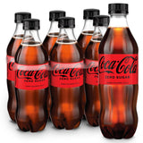 Coca-Cola Coke Zero Sugar Diet Cola 16.9 fl oz 6 Pack – Steady Caffeine Boost to Power Morning Routines