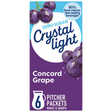 Crystal Light Grape Energy Drink Mix – Mid-Workday Caffeine Lift Without the Crash for Busy Professionals, Pocket-Sized Sachets
