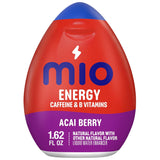 mio Energy Acai Berry Water Flavoring – Quick Afternoon Pick-Me-Up for Commuters and Night-Shift Productivity