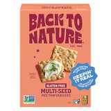 Back to Nature Non-GMO Multi-Seed Thins – Low Sodium Gluten Free Crackers for Self-Care Snack Rituals and Pre-Workout Bites