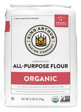 King Arthur Organic High-Protein Flour, Employee-Owned American Luxury for Artisan Home Pies and Loaves, 5 lb