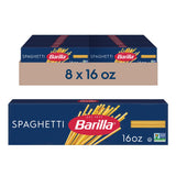 Barilla Spaghetti Bulk Pack of 8 Boxes – Kid-Friendly Kosher Pasta for Family Pantry and Dinner Table