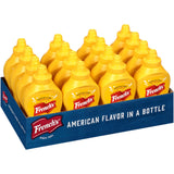 French's Stone-Ground Yellow Mustard – Camping & Picnic Condiment Pack for Grilled Sandwiches & Dips, 14 oz