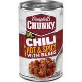 Campbell's Chunky Hot and Spicy Chili With Beans — 19 oz Low-Effort Dinner for Mindful Eating Nights