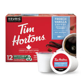 Tim Hortons French Vanilla Coffee, Single-Serve K-Cup Pods for Keurig – Clutter-Free Apartment Coffee, 12 Count