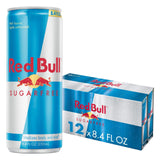 Red Bull Sugar Free Energy Drink – Study Desk Alertness Boost for Remote Workers and Students, 114mg Caffeine, 24 Pack