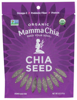 Mamma Chia Organic Black Chia Seeds – Kid-Approved Omega-3 for Yogurt, Oatmeal and Snack Bars