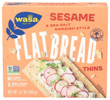 Wasa Rosemary and Sea Salt Crispbread Thins – Portable Lunchbox Base for Work-From-Home and Commuter Meal Planning