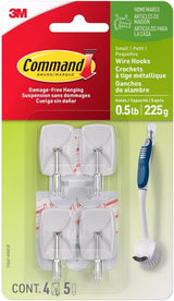 Command Small Wire Toggle Hooks – Renter-Safe Adhesive Hooks for Holiday Decor With No Wall Repair Later