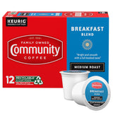 Community Coffee Breakfast Blend Pods for Gentle Wake-Up, Low-Bitterness Single-Serve Brew
