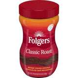 Folgers Classic Roast Instant Coffee – Easy Coffee Jar for Shared Student Kitchens and Dorms