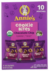 Annie's Organic Chocolate Chip Cookies – Toddler-Friendly Snack Pouches for Lunchboxes and Playdates