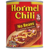 Hormel Chili No Beans – Filling 15g Protein Meal for Busy Self-Care Nights, 38 oz Family Size