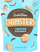 Thinsters Chocolate Chip Cookie Thins – Portable Snack for Hiking, Camping, and Car Rides, 4 oz Pouch